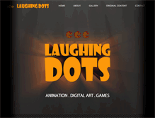 Tablet Screenshot of laughingdots.com